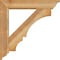 Ekena Millwork Balboa Traditional Rough Sawn Bracket w/ Offset Brace, Western Red Cedar, 6"W x 28"D x 28"H BKT0604X28X28BOA01RWR - alternate 4